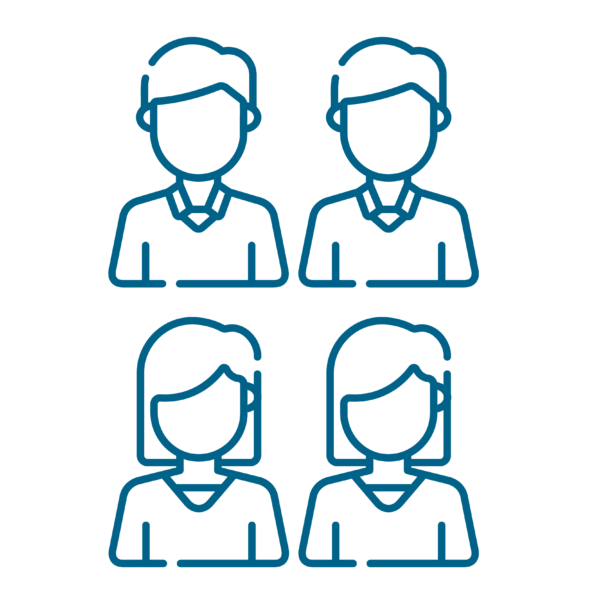 Four adults